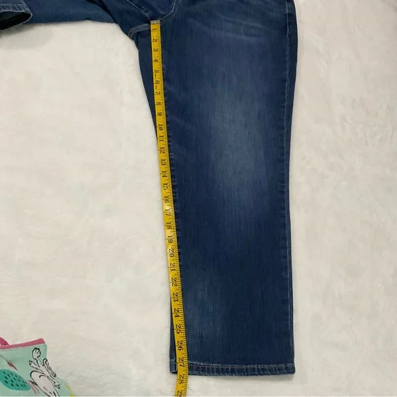 Lane Bryant Blue Denim Jeans Size 22 High Rise Straight - Picture 3 of 8